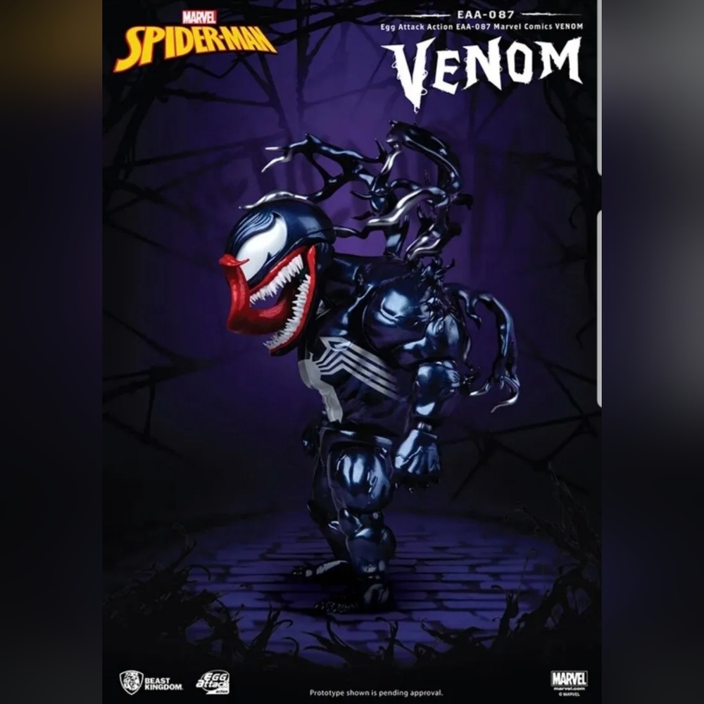 Beast Kingdom Egg Attack Venom PX Previews Exclusive Action Figure EAA-87 Marvel - Picture 1 of 16